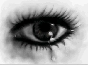 Crying eye